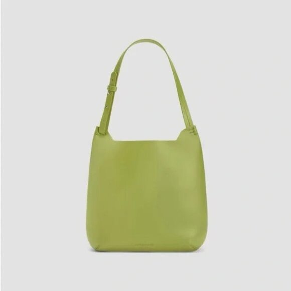 NWOT Everlane The Cactus Leather Hobo Shoulder Bag in Green Pepper - Picture 1 of 12